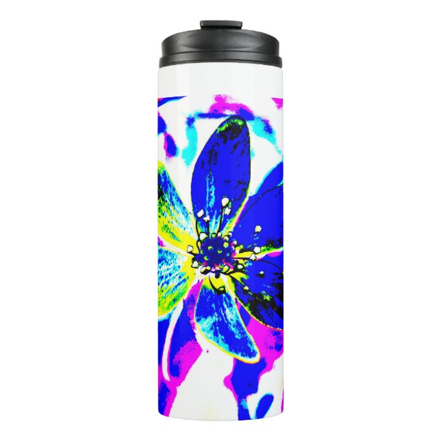 blue anemone thermal tumbler (Front)