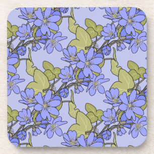 Blue Anemones Coaster