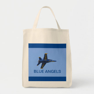 Blue Angel Airplane Tote Bag