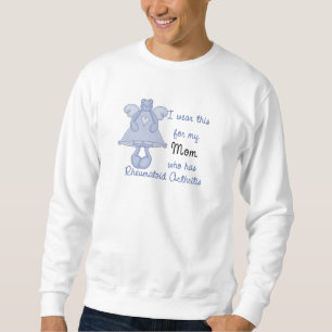 Blue Angel Bear : I wear for Mom RA Design Sweatshirt