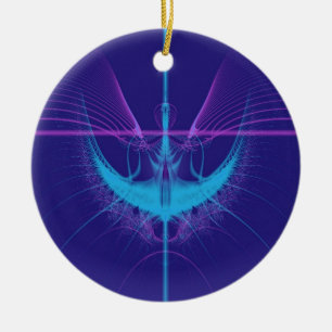 Blue Angel Christmas Ornament