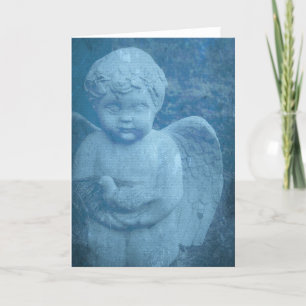Blue Angel Digital Art Card