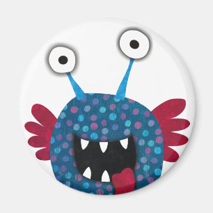 Blue Angel Monster magnet