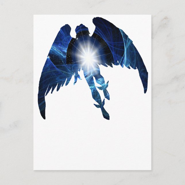 BLUE ANGEL POSTCARD (Front)