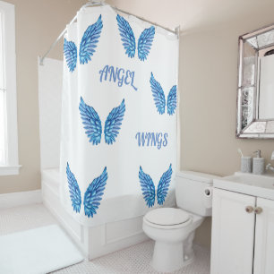 Blue Angel Wings Design