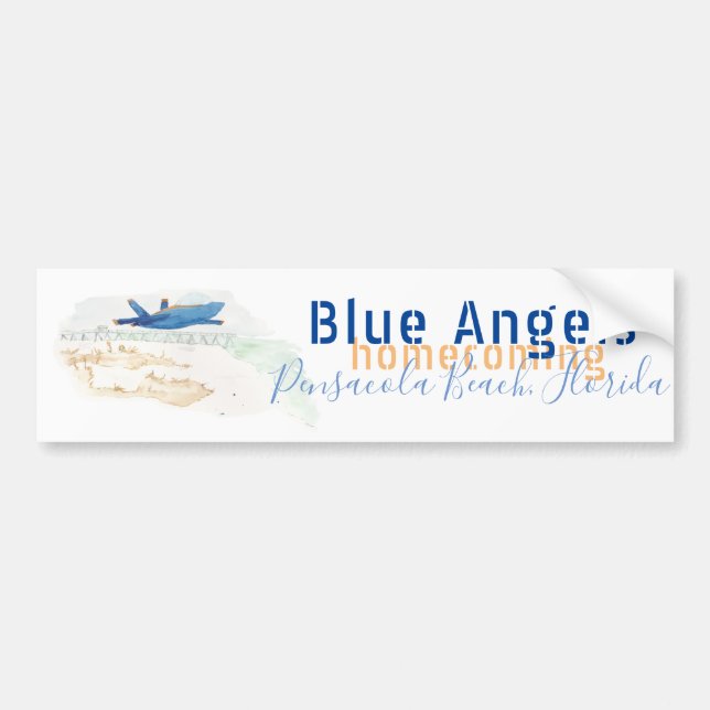 Blue Angels bumper sticker (Front)