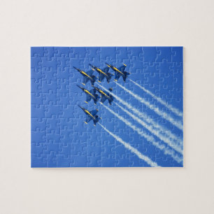 Blue Angels flyby during 2006 Fleet Week 2 Jigsaw Puzzle