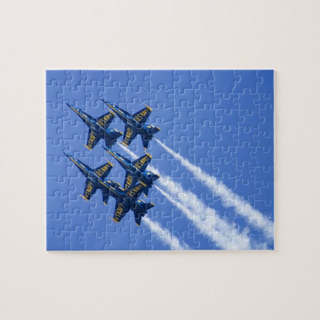Blue Angels flyby during 2006 Fleet Week Jigsaw Puzzle (Horizontal)
