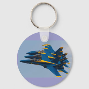 Blue Angels Formation Keychain