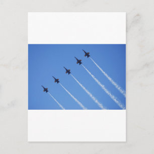 Blue Angels in Flight Postcard