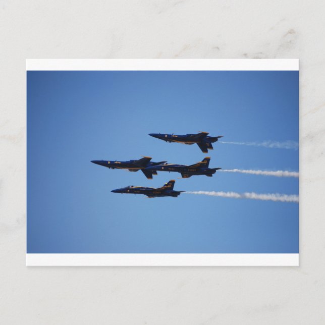 Blue Angels Inverted Postcard (Front)