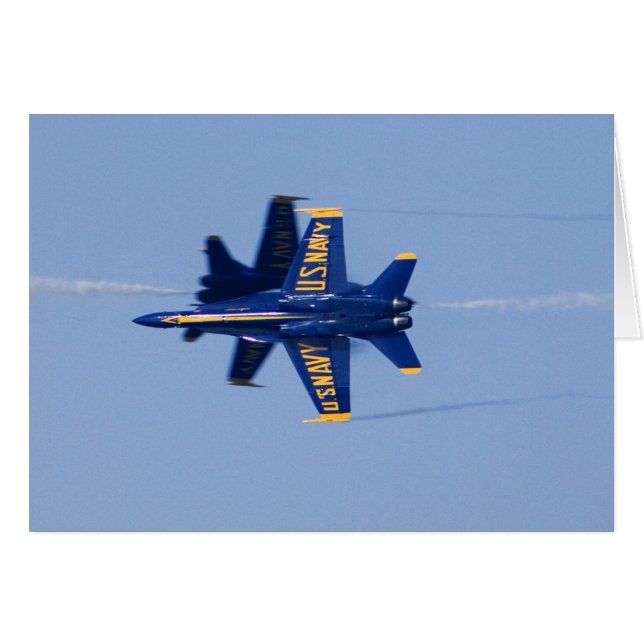 Blue Angels perform knife-edge pass during 2006 (Front Horizontal)