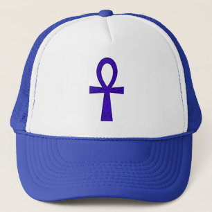 Blue Ankh Trucker Hat
