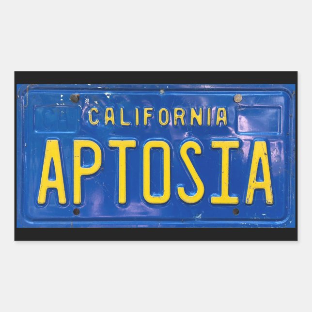 Blue Aptosia Sticker (Front)