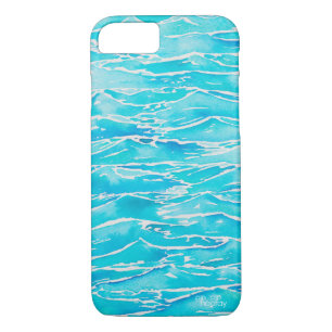 Blue Aqua Ocean Sea Waves Watercolor Iphone 7/8 Case-Mate iPhone Case
