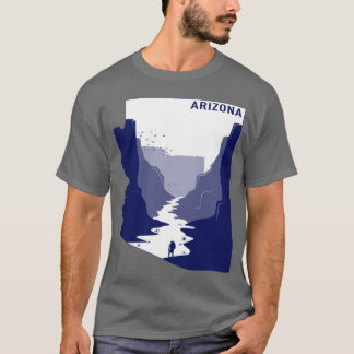 Blue Arizona Oversized T-Shirt