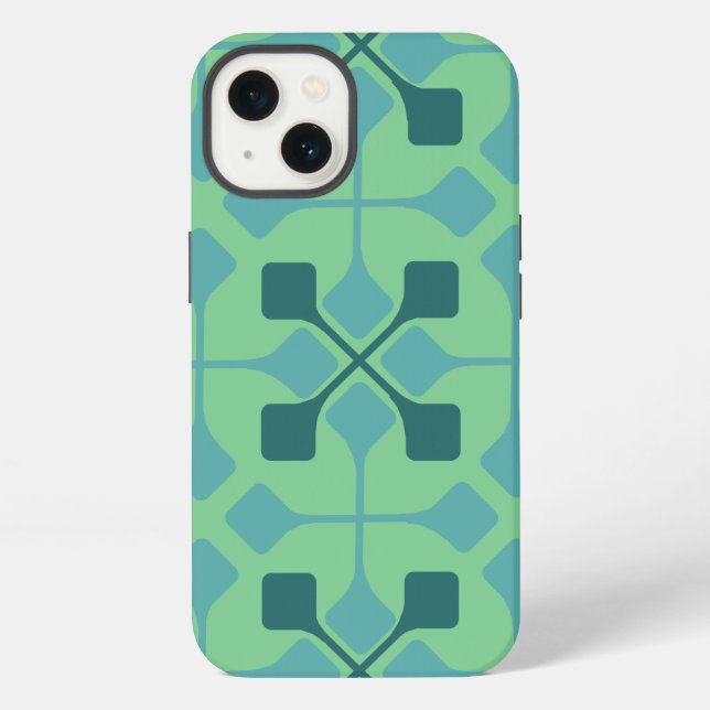 Blue Arrows  iPhone Case (Back)