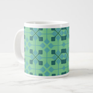Blue Arrows Large Coffee Mug