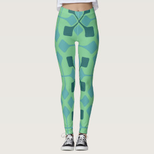 Blue Arrows Leggings