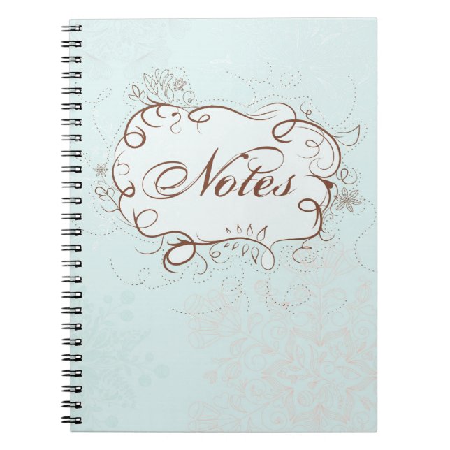 Blue Artsy Notebook (Front)
