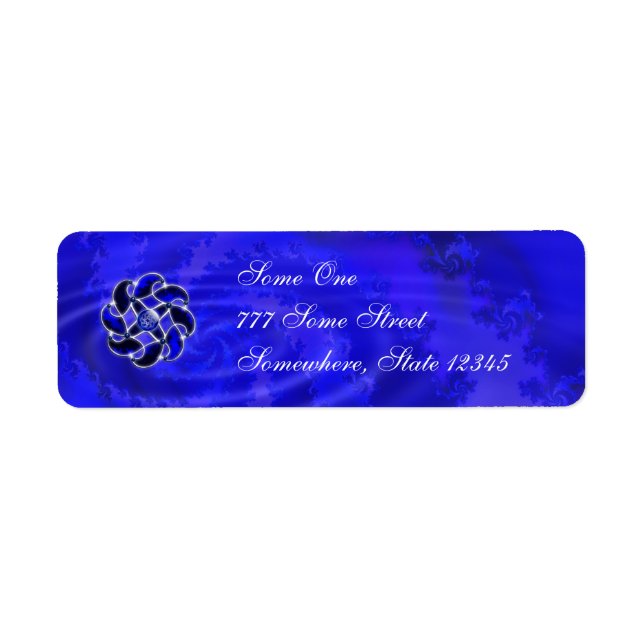 Blue As the Sea Address Labels (Front)