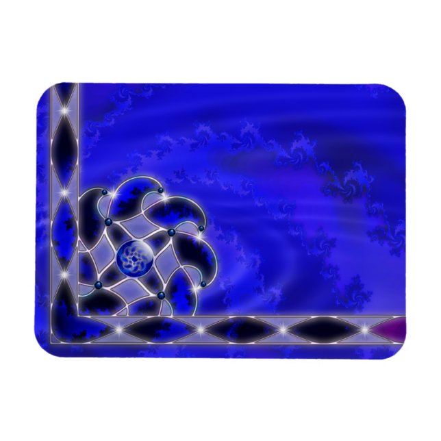 Blue As the Sea Flexible Magnet (Horizontal)