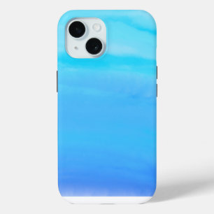 Blue as the Sky Abstract Art iPhone 15 Case