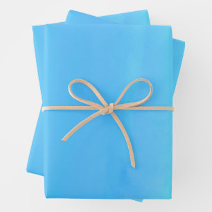 Blue as the Sky Abstract Art  Wrapping Paper Sheet