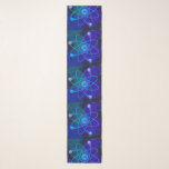 Blue Atomic Structure Science Scarf<br><div class="desc">Cool,  trendy and fun science inspired scarf designed as a gift for all scientists,  science teachers,  science students,  in short,  any science geek in your life (and that includes you)! Designed by Science Geekness© at http://www.zazzle.com/sciencegeekness*</div>