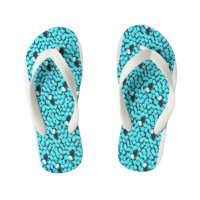 Blue Avalanche toddler flip flops
