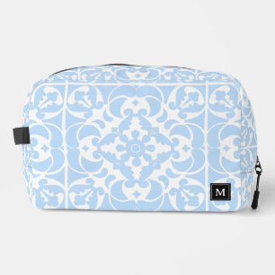 Blue Azulejos Portuguese Spanish Mediterranean Dopp Kit