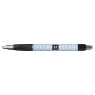 Blue Azulejos Portuguese Spanish Mediterranean Pen