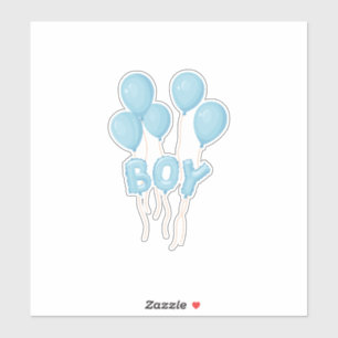 Blue Baby Boy Balloon Celebration 