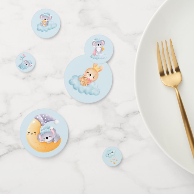 Blue Baby Boy Shower Confetti (Group)