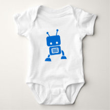 Blue Baby Robot Baby Clothes