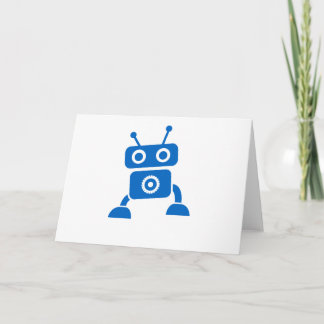 Blue Baby Robot Merci Cartes