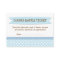 Blue Baby Shower Diaper Raffle Ticket Insert