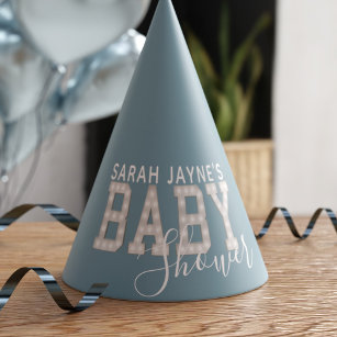 Blue Baby Shower Paper Party Hats
