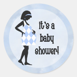 Blue Baby Shower Stickers