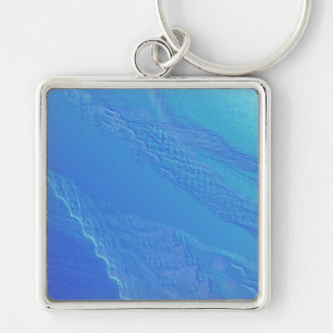 Blue Background Keychain