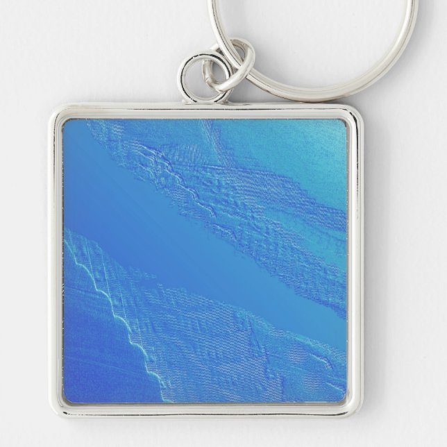 Blue Background Keychain (Front)