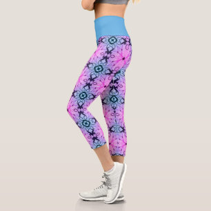 blue balance capri leggings