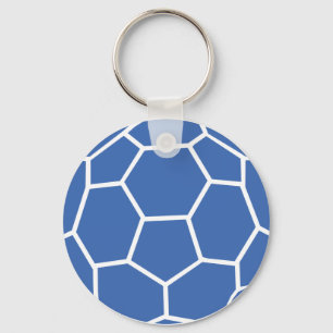 blue ball keychain