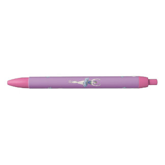 Blue Ballerina dancer pen