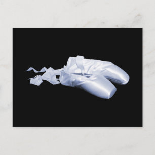 Blue Ballet Shoes Postcard