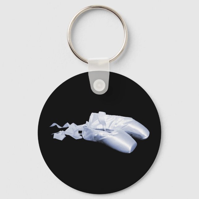 Blue Ballet Slippers Keychain (Front)