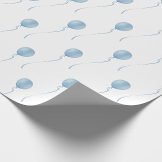 Blue balloon Gift Wrapping Paper - Cadeaupapier
