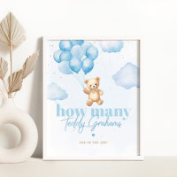 Blue balloons How many teddy grahams