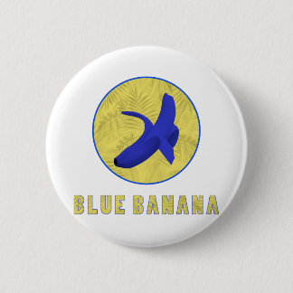 blue banana 2 inch round button