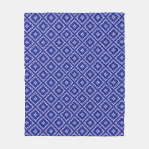 Blue Bandana Design Fleece Blanket